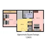 Peaceful Home-like - Spacious, Private Deck, Fireplace Apartment *
