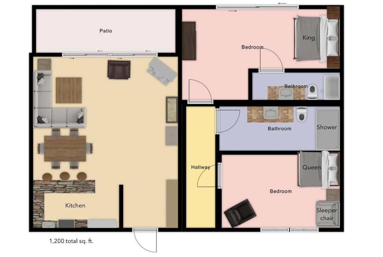 Riverside Dream! Quiet Spot W Deck, 5 Min Walk To Gondola & Main St, *