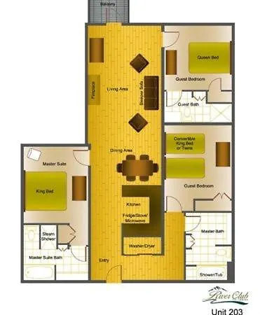 Apartment River Club 203