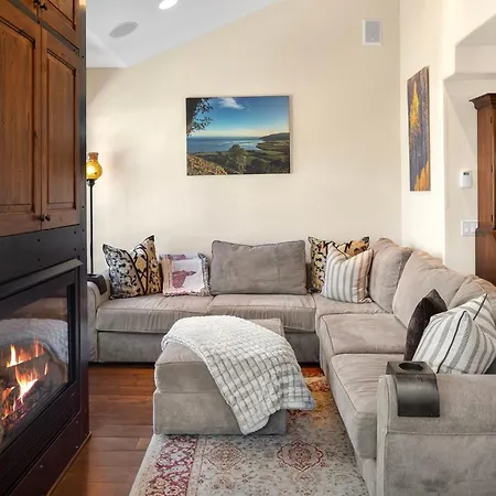 Walk To Festivals! Windows, Fireplace, Hot Tub *