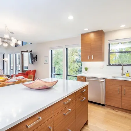 Big & Bright Hidden Gem With Garage, Hot Tub, Lux Kitchen Apartment *