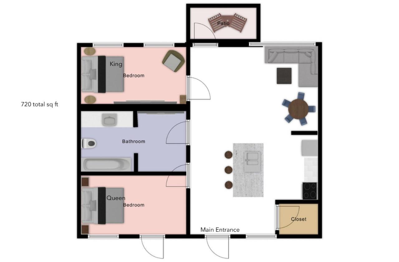 Apartment Perfect Location! King Bed, Full Kitchen, Walk To Gondola