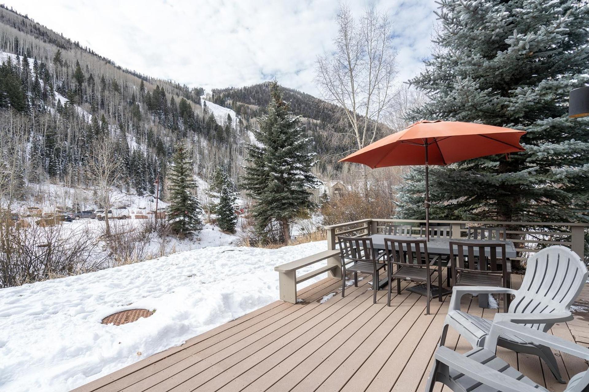 Huge Riverfront Deck, Walk Everywhere - Viking 100a Apartment Telluride