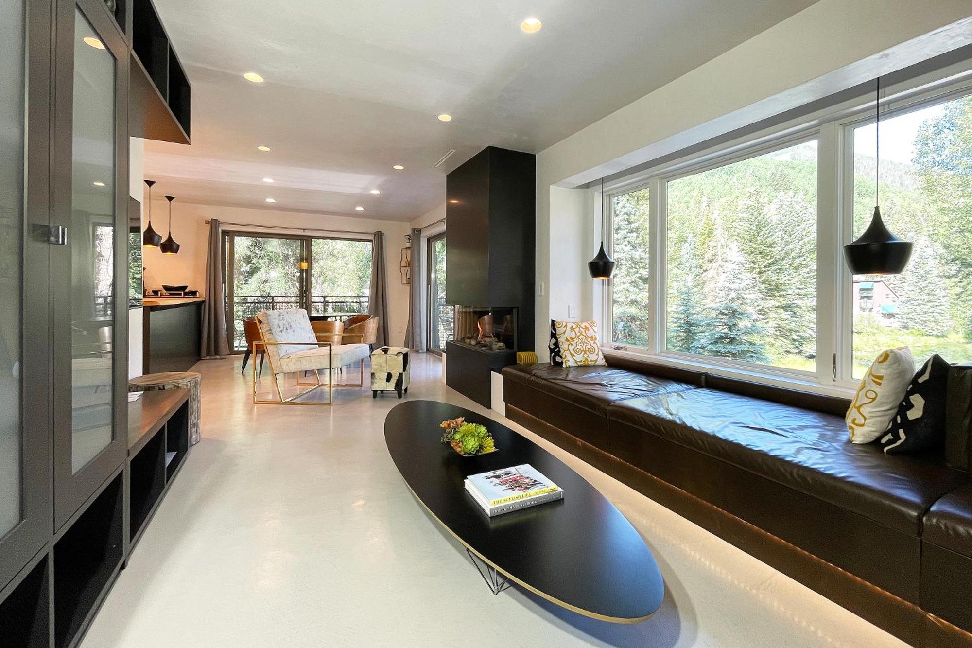 Downtown Modern Creekside Apartment Telluride